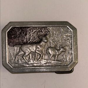Vintage 1976 The Great American Buckle Company deer stag
